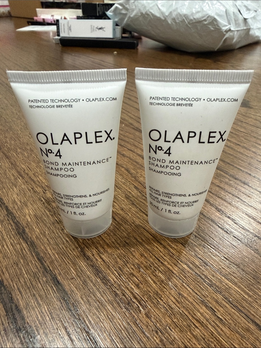 Olaplex No. 4 Bond Maintenance Shampoo- set of 2 travel size
